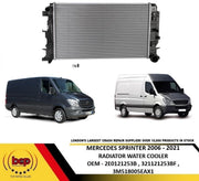 MERCEDES SPRINTER 2006 - 2021 RADIATOR WATER COOLER NEW 2E0121253B 9065000002